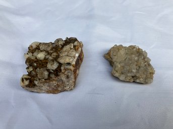 Two Quartz Crystal Clusters
