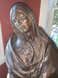 Jud Hartmann Native American Bronze Kateri Tekakwitha 1989 Bronze Edition 6/9