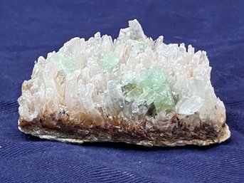 New Hampshire William Wise Mine Combination Fluorite & Quartz Crystal Specimen 2.8 Ounces