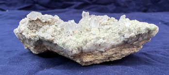 New Hampshire William Wise Mine Combination Fluorite & Quartz Crystal Specimen 9.1 Ounces