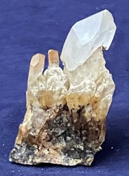 New Hampshire William Wise Mine Scepter Quartz Cluster Specimen 1.2 Ounces