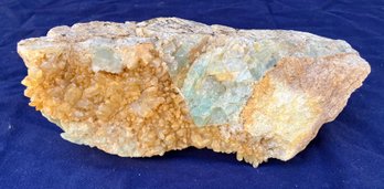 New Hampshire William Wise Mine Combination Fluorite & Quartz Crystal Cabinet Specimen 2 Pounds 7 Ounces