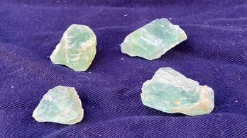 Lot Of Four New Hampshire William Wise Mine Fluorite Specimens 1.0 Ounce Total Weight