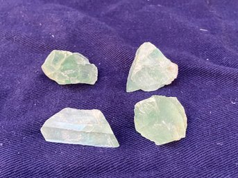Lot Of Five New Hampshire  William Wise Mine Fluorite Specimens 0.6 Ounces Total Weight
