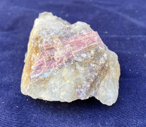 California Pink Tourmaline In Matrix 1.8 Ounces