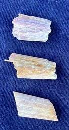 Three California Pink Tourmaline Crystals 0.7 Ounces