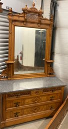 Rare Aesthetic Chest With Mirror C. 1880