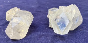 Two Arkansas Quartz Clusters 7.6 Ounces & 7.2 Ounces