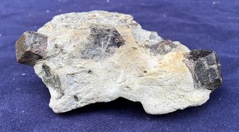 Connecticut Almandine Garnet Cluster In Matrix 6.1 Ounces