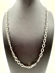 Nice Sterling Silver  Link Chain Necklace