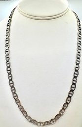 Nice Sterling Silver Mariner Link Chain Necklace