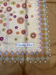 Authentic CHRISTIAN DIOR  Luxurious  Silk Scarf