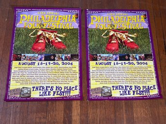 Pair Of Philadelphia Folk Festival Posters