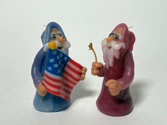 Pair Of Vintage Wizard Candles