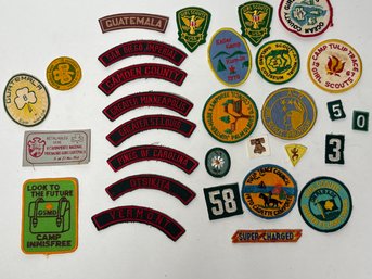 Vintage 60s &  70s Girl Scouts Patches