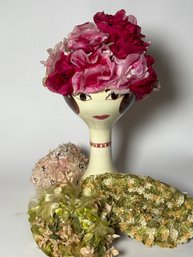 Four Vintage Women's Hats (A)