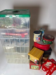 Christmas Storage Boxes And Plastic Bins