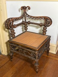 Antique Victorian Corner Chair