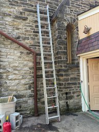Spartan Model Aluminum Extension Ladder (Model No. D10028-2) With A 28-foot Total Length