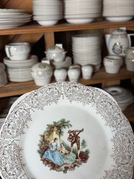 HUGE Collection Of  American Limoges Triumph China: 'China D'Or' - 22k Gold Trim