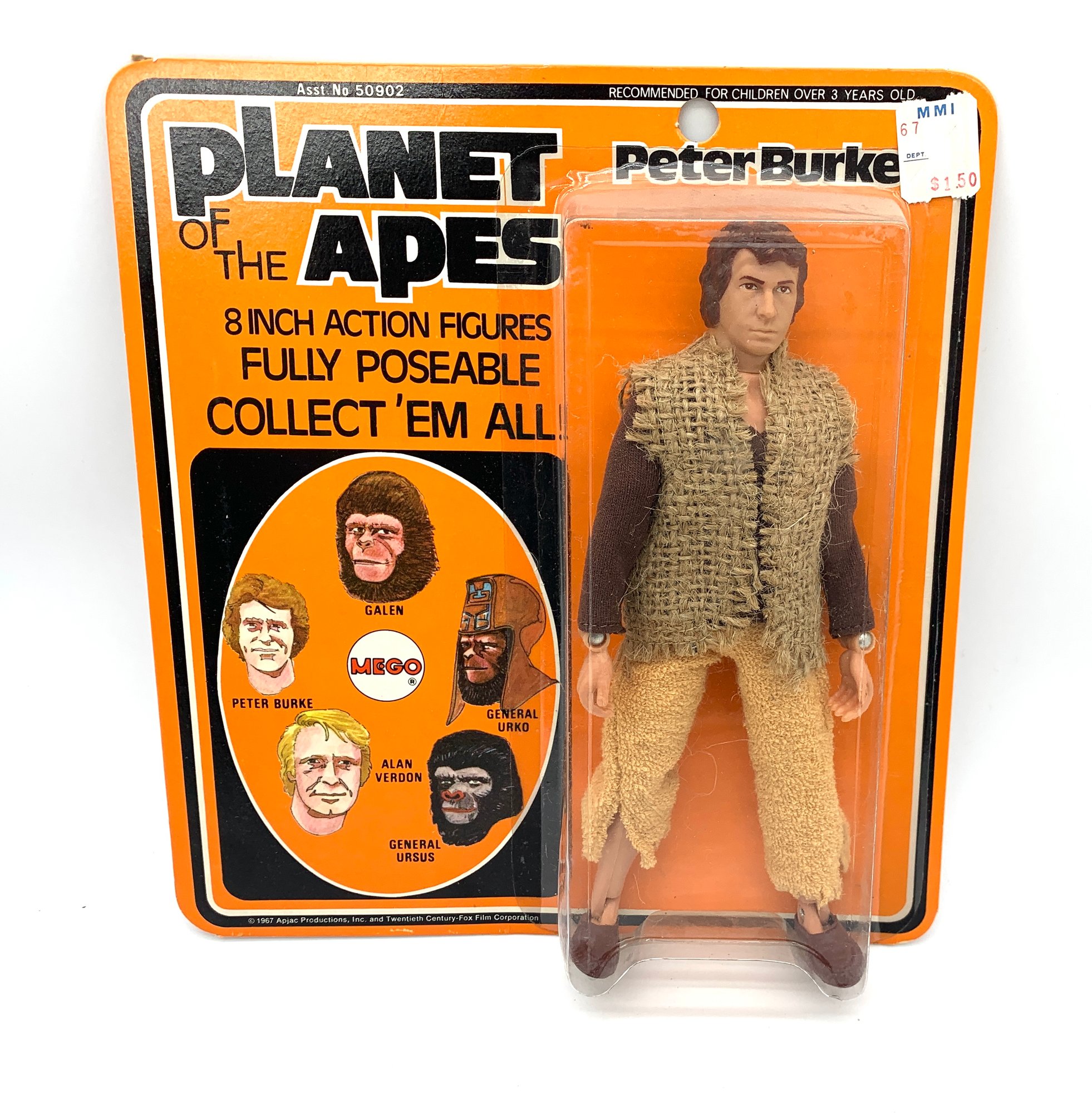 猿の惑星 MEGO コーネリアス、アラン ヴァードン 2体セット ジャンク品