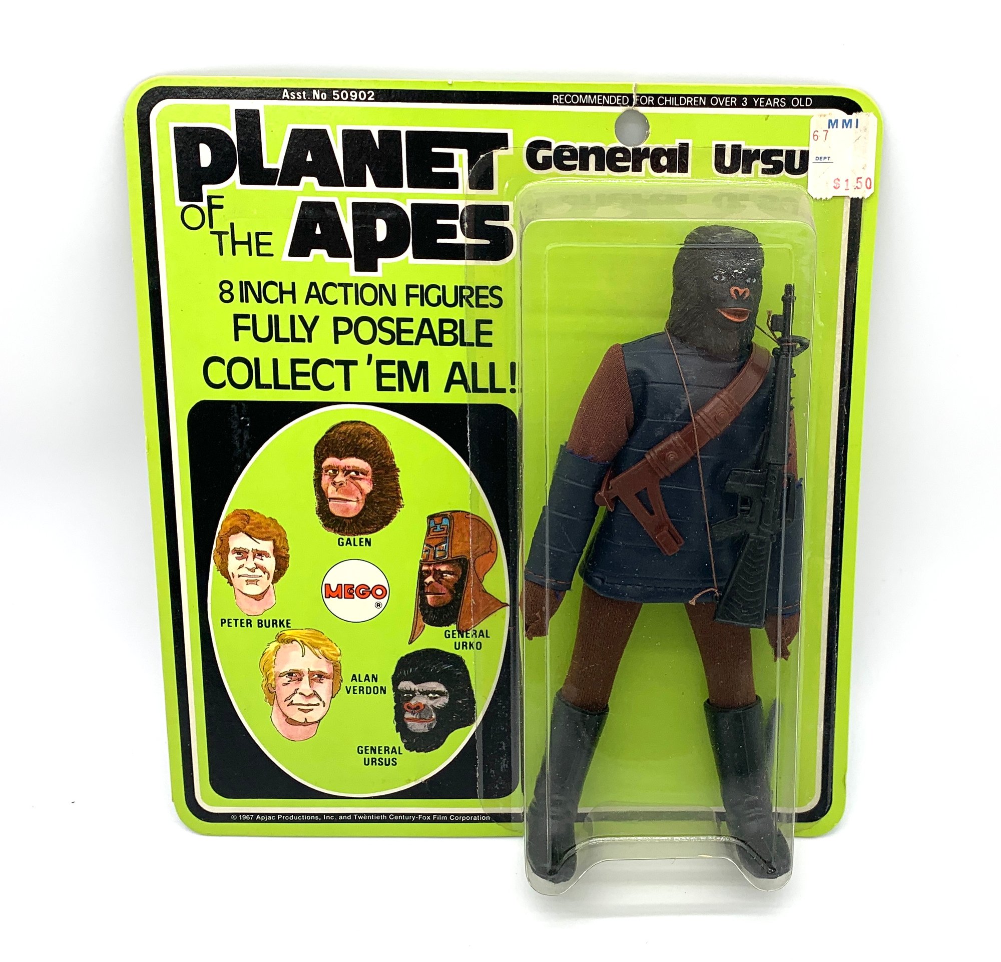 猿の惑星 MEGO コーネリアス、アラン ヴァードン 2体セット ジャンク品