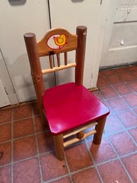 Adorable Child Chair Sturdy Log Construction