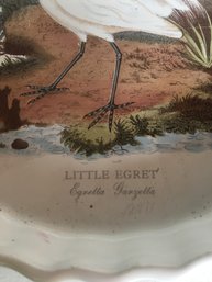 C9 - Portmeirion Little Egret Serving Dish 10 Inches Wide