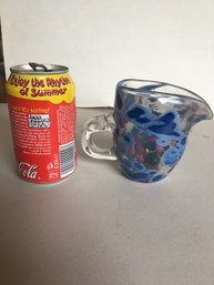 C4 - Artists Blown Glass Cup / Small Pitcher Style