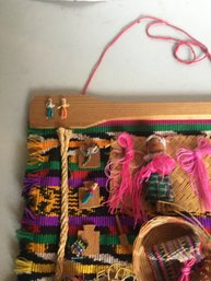 D2 - Central American Hanging 12 X 12 Inches Kitchen Tapestry Banner