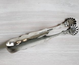 (D1)   Vintage H B Myer & Co Coin Silver? Tongs 6