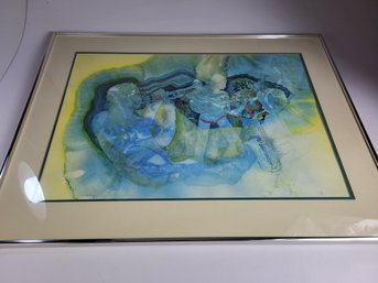 34' X 26' Inch Ellen Gabehart ' Jazz In The Park ' Painting