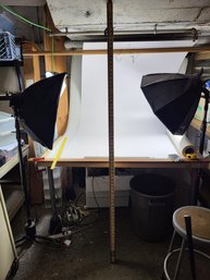 Vintage Wood Telescoping Grade Rod Survey Measuring Stick 13'