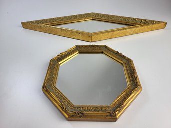 Windsor Art Mirrors Decorative Wall Hanging Mirror Gold Leaf Finish Frame See Pics For Measurement