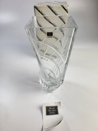Miller Rogaska Crystal Maestro Twisted Vase 10' Inch Tall Excellent