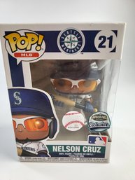 A - Funko Pop MLB Nelson Cruz Seattle Mariners Vinyl Figure Brand New Baseball #21