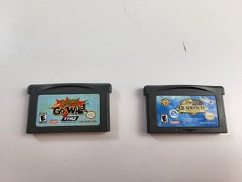B - Game Boy Advance Games Harry Potter Quidditch World Cup And Rugrats Go Wild Nintendo