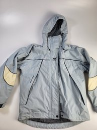 E - Helly Hansen Helly Tech Small Light Blue Ski Snowboard Outdoor Jacket With Inner Liner