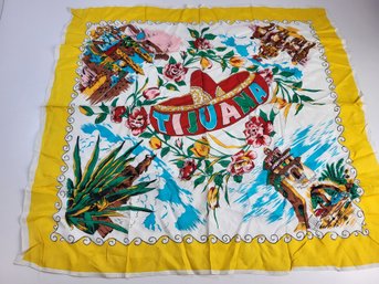 G - Tijuana Flag Scarf Mexico Design 28' X 28' Inches