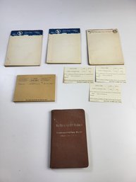 D - Vintage 1926 Northern Pacific Railways Rule Book And Great Northern Stationary Etc