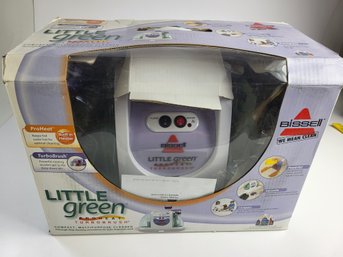 Bissell Little Green Proheat Turbobrush Compact Multipurpose Cleaner In Box With Instructions Good Condition