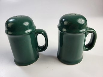 O - Ceramic Salt Pepper Shakers In Coffee Cup Style