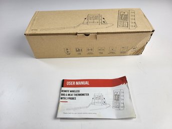 P - Remote Wireless BBQ Meat Thermometer With 3 Probes