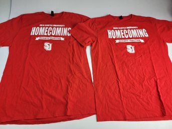 S - Pair Of Large & XL Seattle University 2016 Homecoming Reignite Tradition Both Look Brand New Unworn