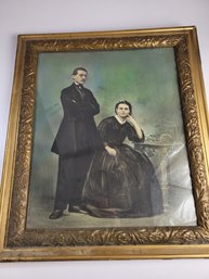 Vintage Painting Portrait Unverified Adol F Hitle R Parents Sold As Is