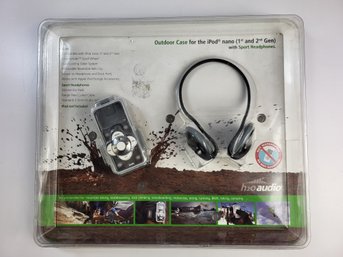 Brand New Outdoor Case For IPad Nano W/ Sport Headphones