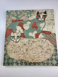 18' X 16' In Cat Batik Panel