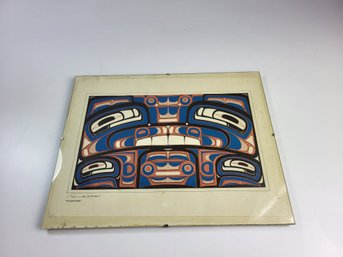 14' X 11' 'Tsimshian Bear' Tribal Art Print Signed By Artist
