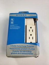I - Brand New Dynex 6-Oulet Swivel Surge Protector