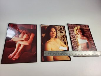 K - Three 1970's Broadcast Nude Photos 10' X 7' By Fred Haskell , He Reserves The Right